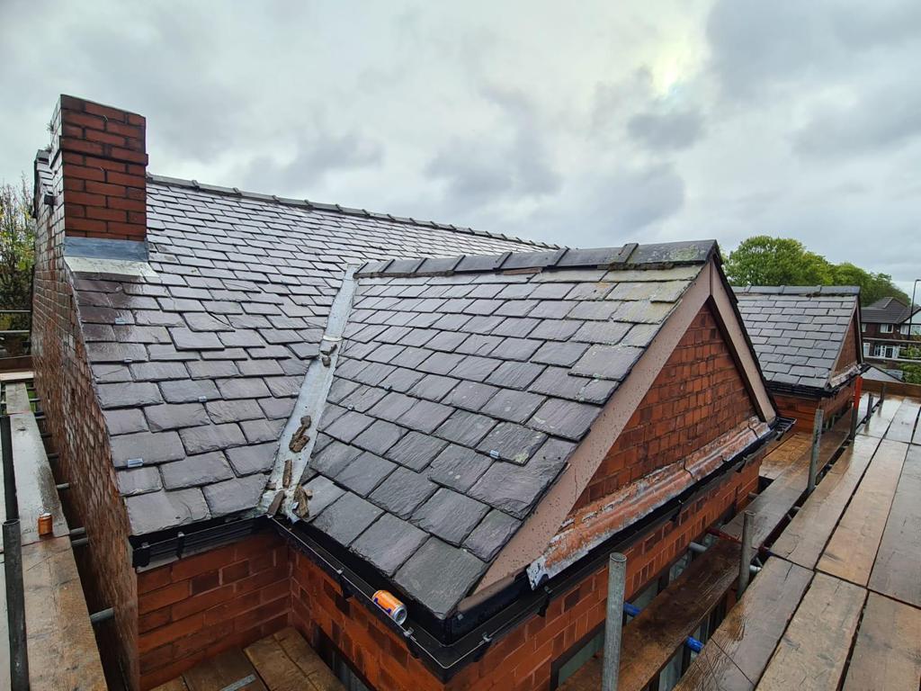 Roofing work